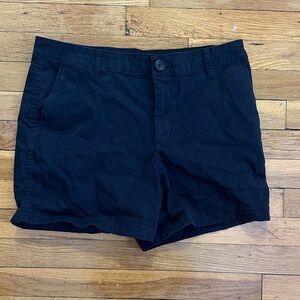 Black Casual Shorts